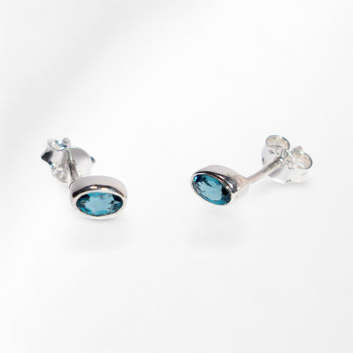 Frosted Blue Studs