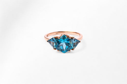 Blue Topaz Ring