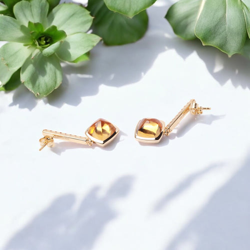 Solora Citrine Earrings