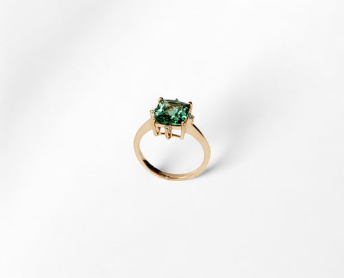 Forest Green Bliss, Adorned with Diamonds