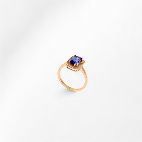 Tanzanite Crown, Enriched with Diamonds