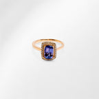 Tanzanite Crown, Enriched with Diamonds