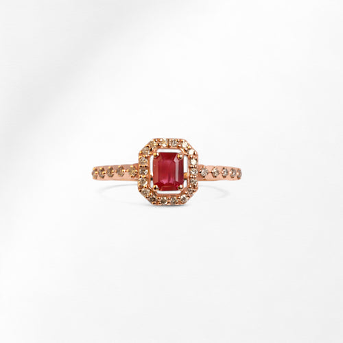 Serene Ruby Red Glitter