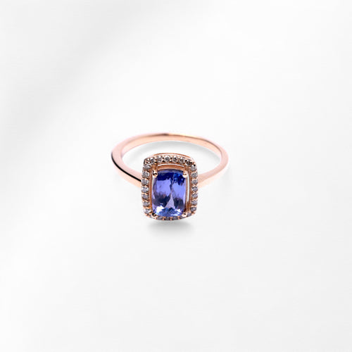 Tanzanite Crown, Enriched with Diamonds